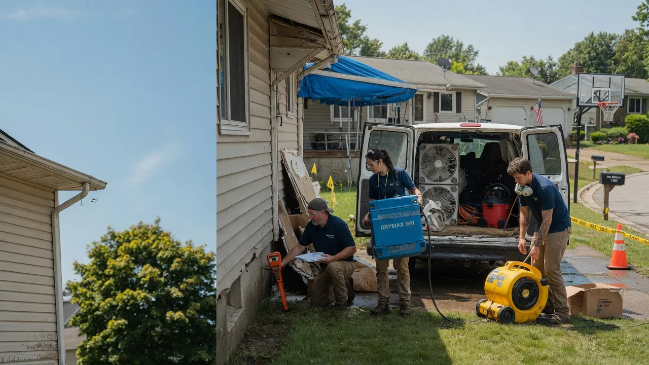 Ceiling Leak Cleanup in Troy, WV near me